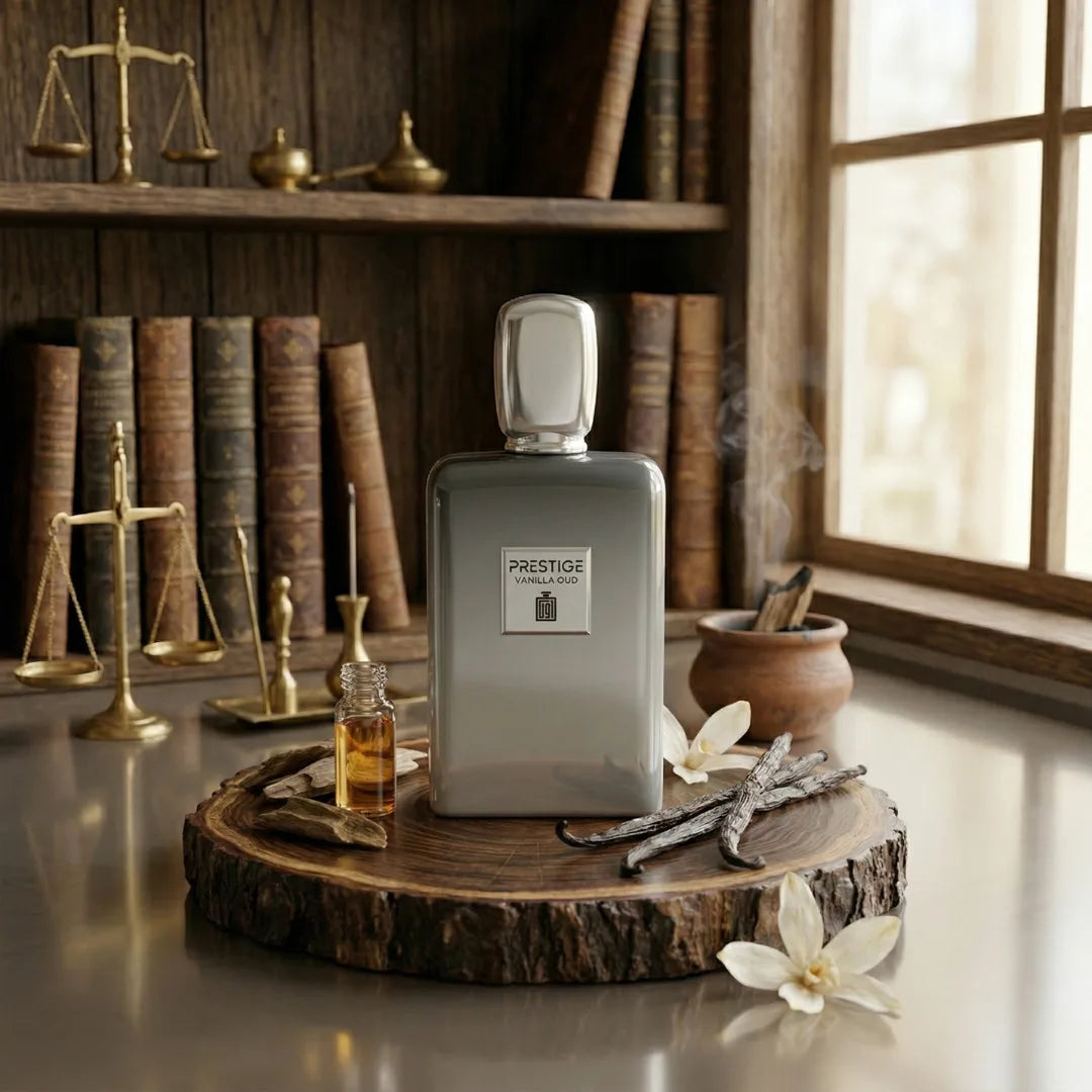 Prestige Vanilla Oud Eau De Parfum Spray 100ml (3.4 oz) By Aura Fragrances - Intense Oud