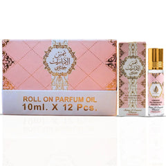 Pink Blush Shams Al Emarat Khususi Roll-On Perfume Oil 10ml (0.34 oz) by Ard Al Zaafaran (Pack of 12)