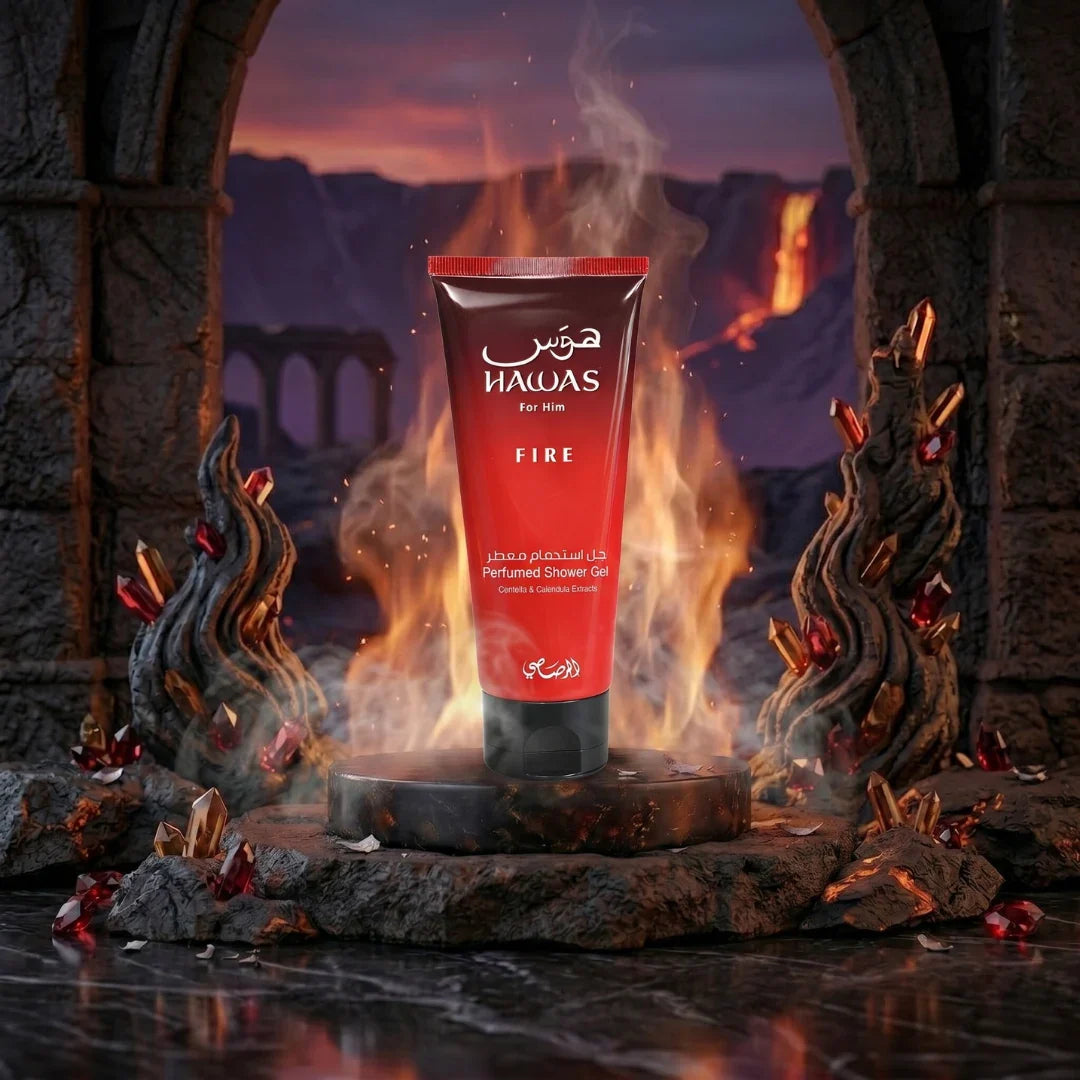 Hawas Fire 3-Piece Perfume Gift Set by Rasasi