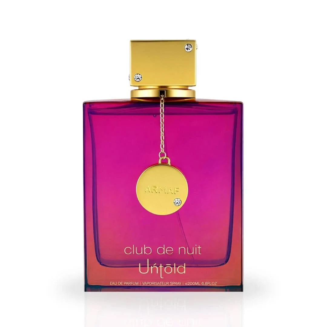 Armaf Club De Nuit Untold Eau de Parfum spray 200ml bottle, elegant design, showcasing the luxury fragrance.