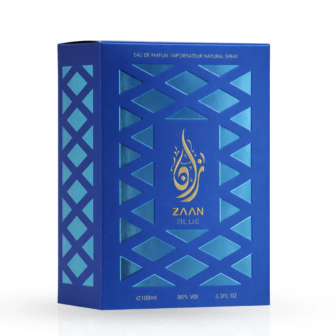 Zaan Blue Eau De Parfum Spray 100ml (3.4 oz) By Aura Fragrances - Intense Oud