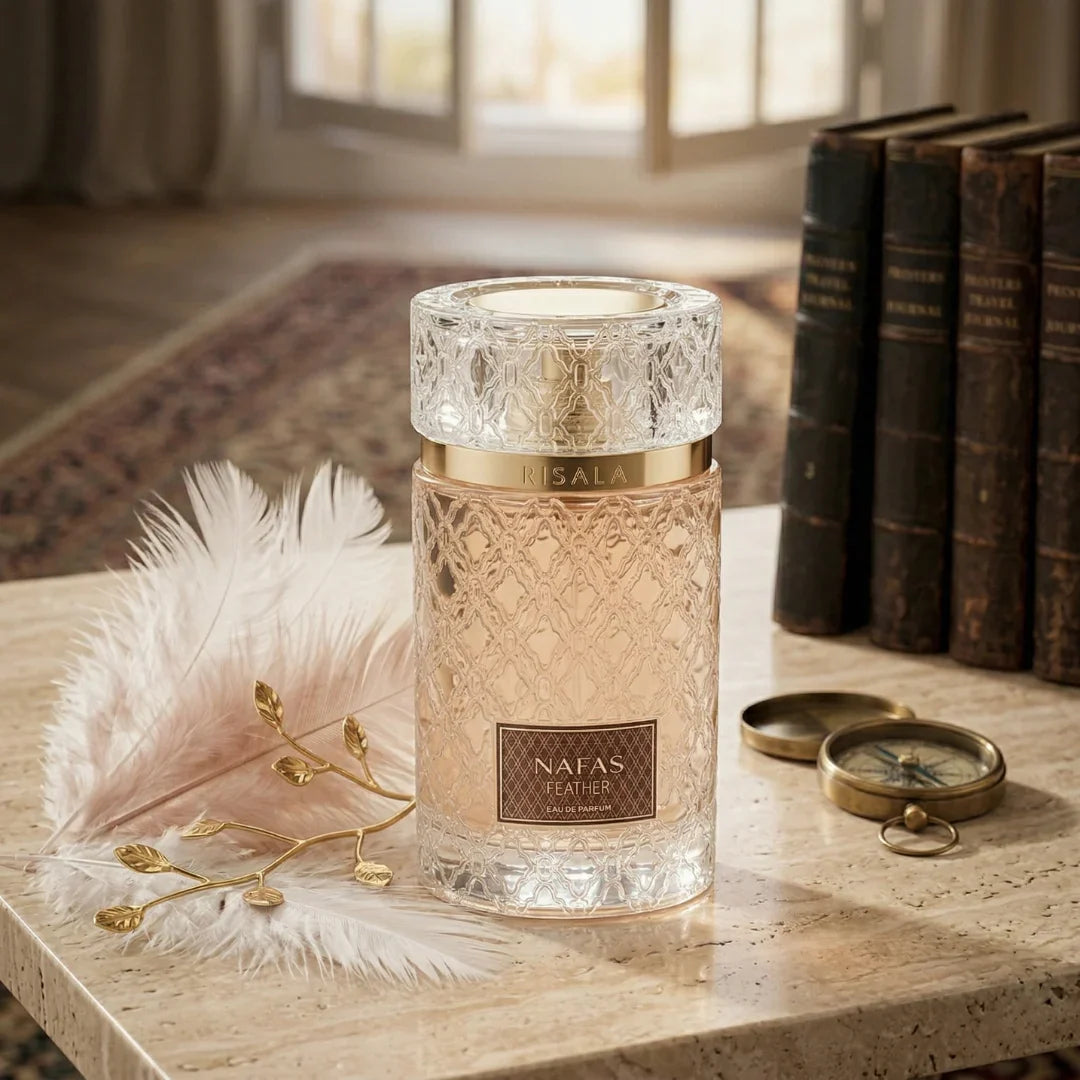 Nafas Feather Eau De Parfum Spray 100ml (3.4 oz) By Elite Risala - Intense Oud