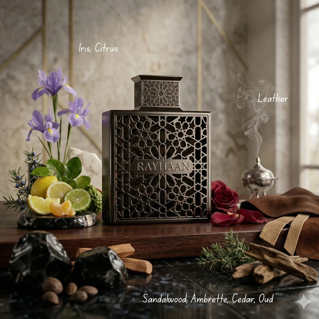 Rayhaan Obsidian Eau de Parfum Spray 100ml (3.4 oz) By Rayhaan - Intense Oud