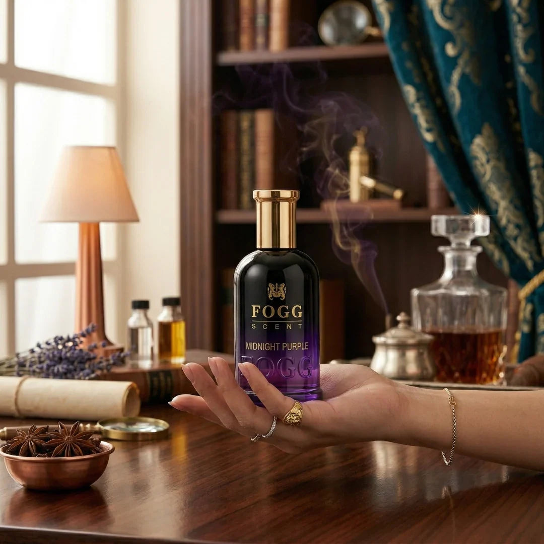 Midnight Purple for Women Eau de Parfum Spray 100ml (3.38 oz) by Fogg - Intense Oud
