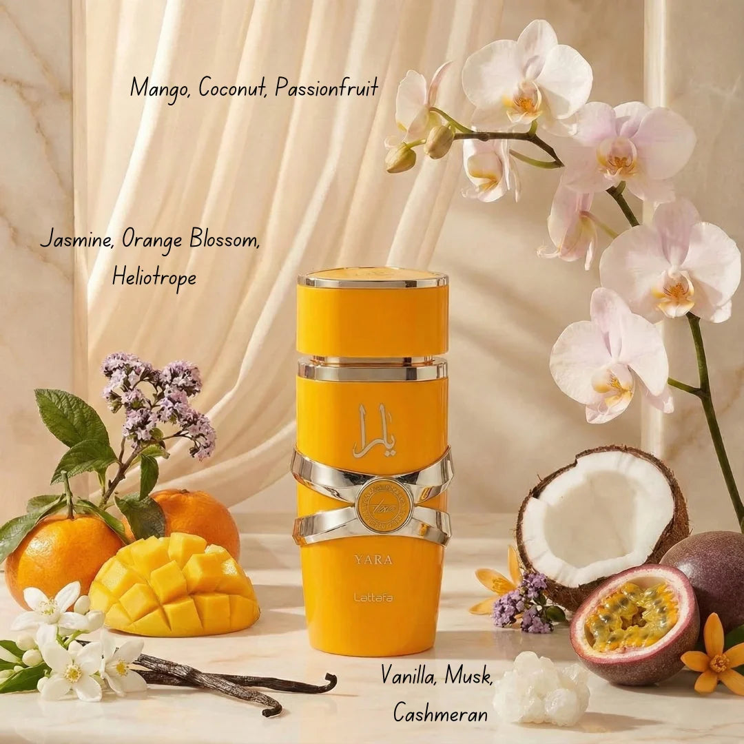 Yara Eau De Parfum Gift Set Mini Collection (4 x 5ml) by Lattafa