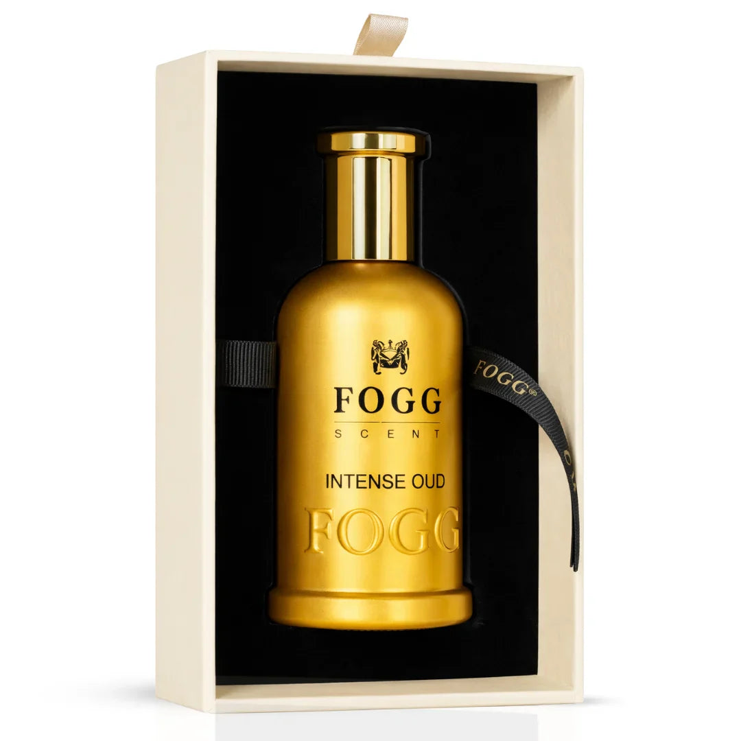 Intense Oud for Men Eau de Parfum Spray 100ml (3.38 oz) by Fogg - Intense Oud