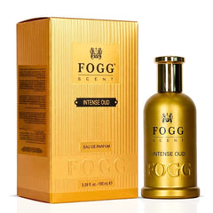 Intense Oud for Men Eau de Parfum Spray 100ml (3.38 oz) by Fogg - Intense Oud