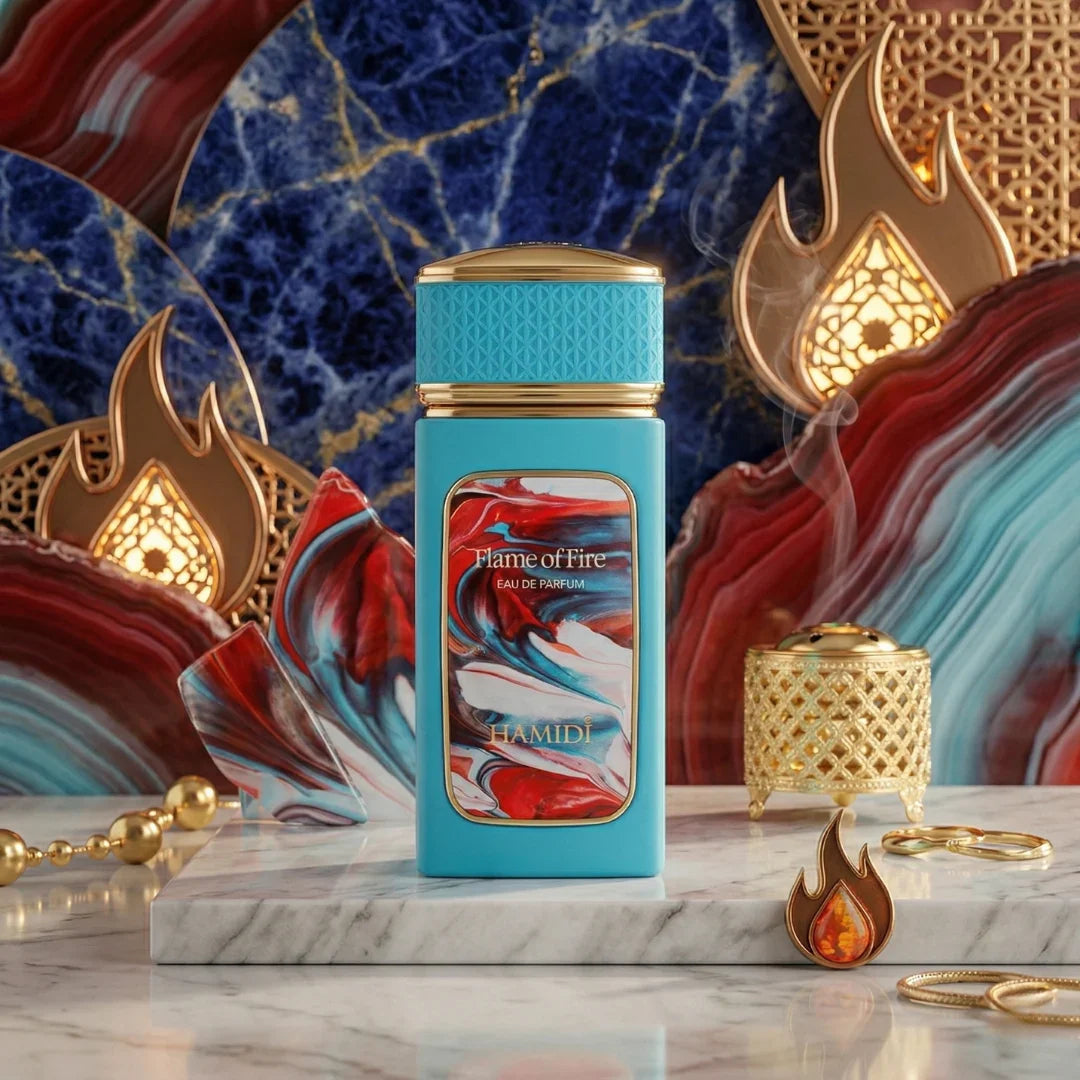 Flame Of Fire Eau De Parfum Spray 100ml (3.4 oz) By Hamidi - Intense Oud