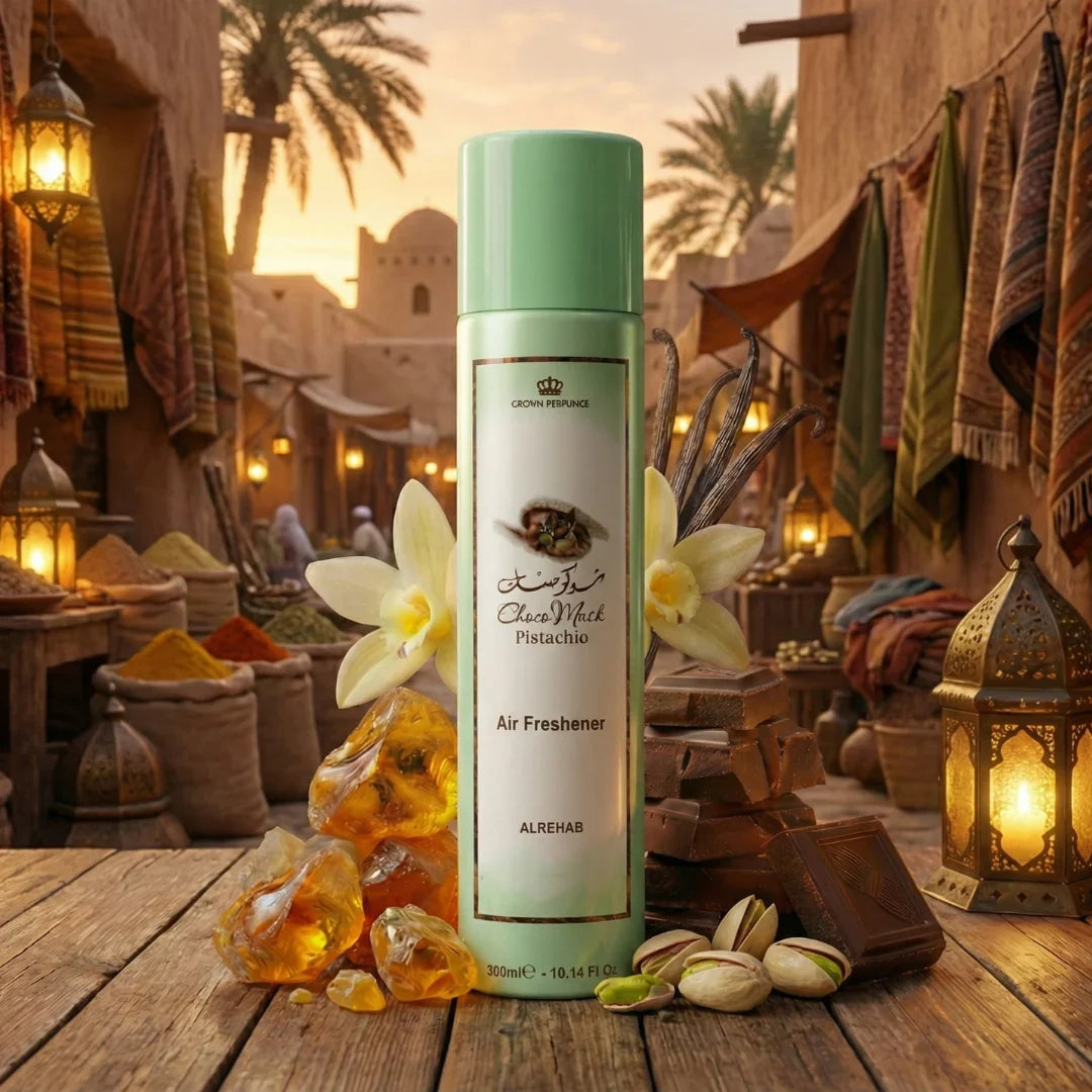 Choco Musk Pistachio Air Freshener 300ml (10.14 oz) by Al Rehab