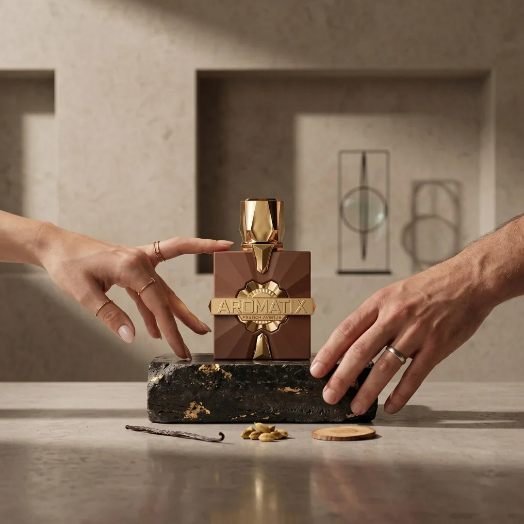 French Avenue Royal Taboo Eau De Parfum spray bottle, 100ml, featuring elegant packaging and luxurious fragrance design.