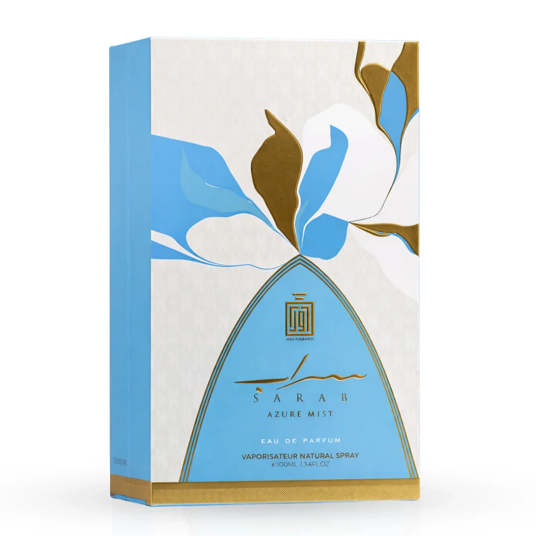 Sarab Azure Mist Eau De Parfum Spray 100ml (3.4 oz) By Aura Fragrances - Intense Oud