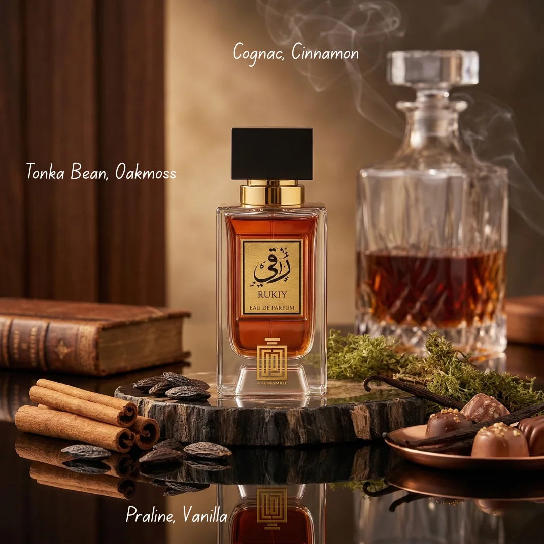 Rukiy Eau De Parfum Spray 100ml (3.4 oz) By Aura Fragrances - Intense Oud