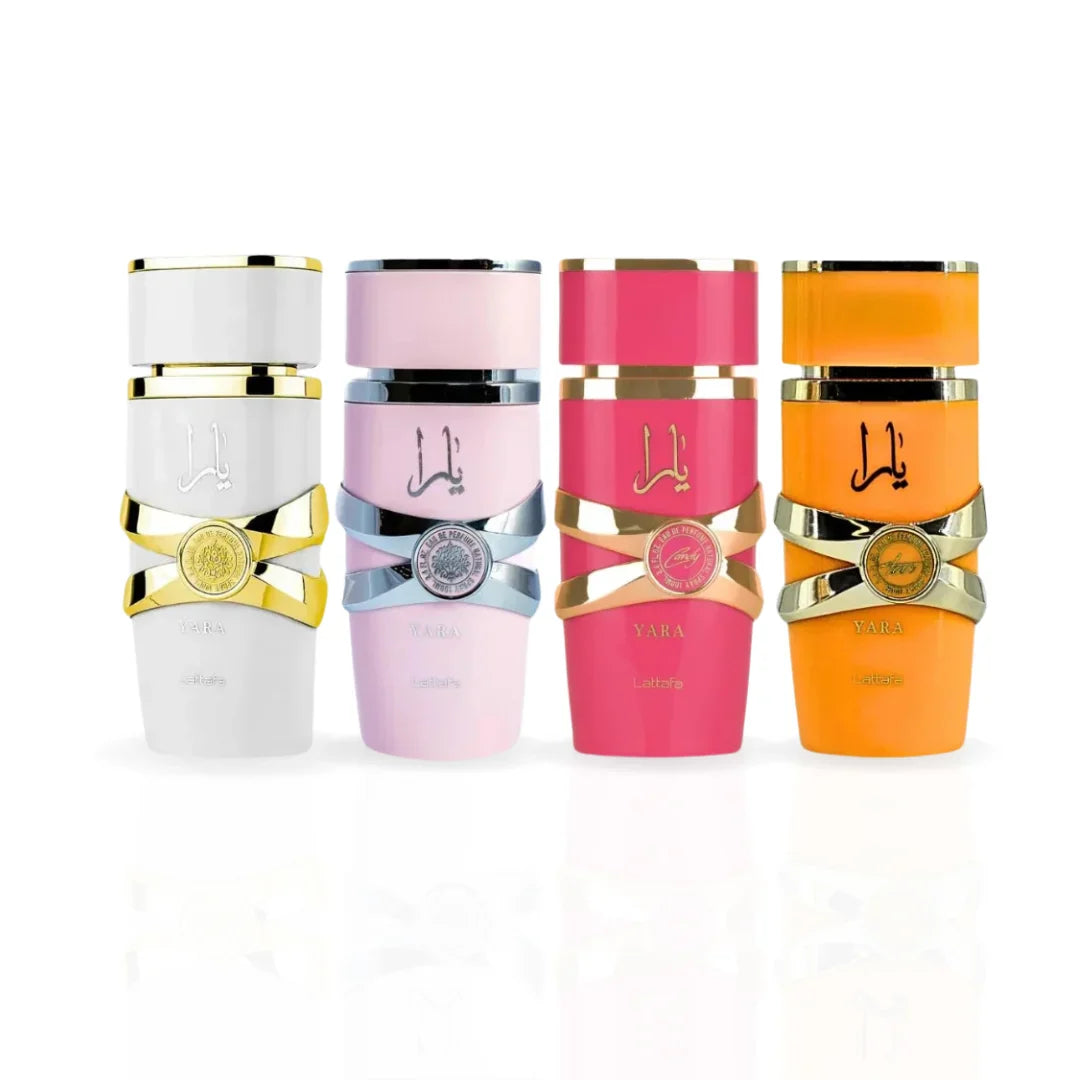 Yara Eau De Parfum Gift Set Mini Collection (4 x 5ml) by Lattafa