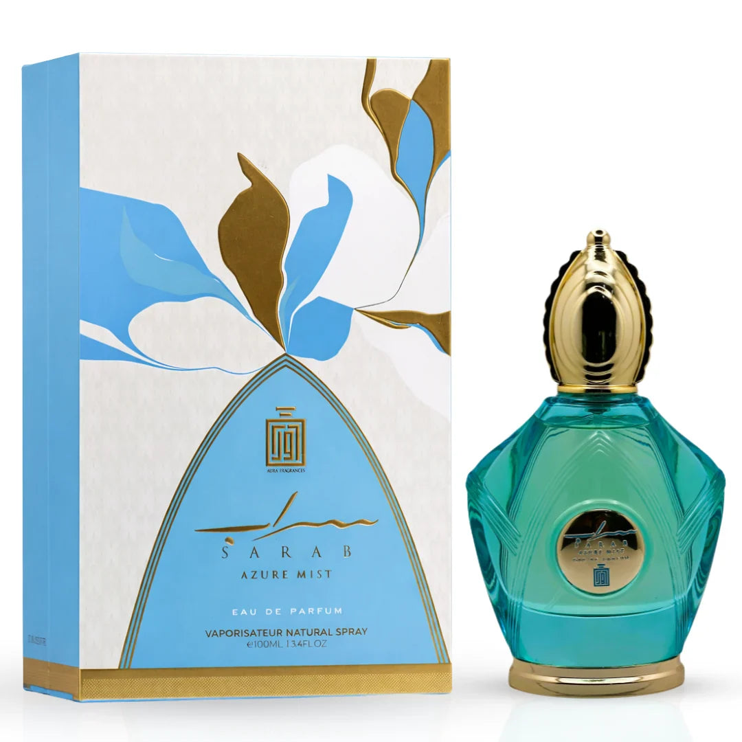 Sarab Azure Mist Eau De Parfum Spray 100ml (3.4 oz) By Aura Fragrances - Intense Oud