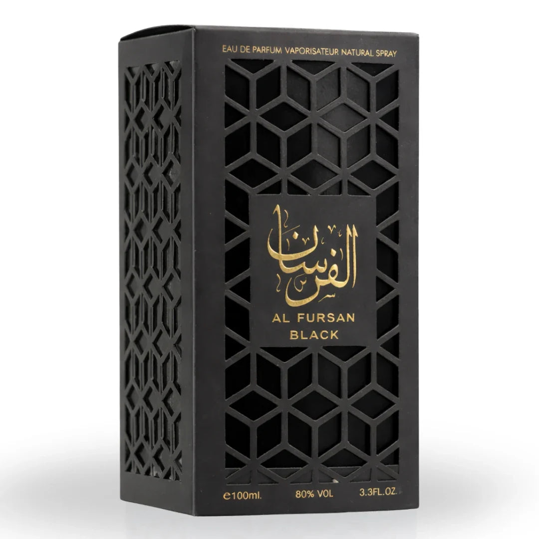Al Fursan Black Eau De Parfum Spray 100ml (3.4 oz) By Aura Fragrances - Intense Oud