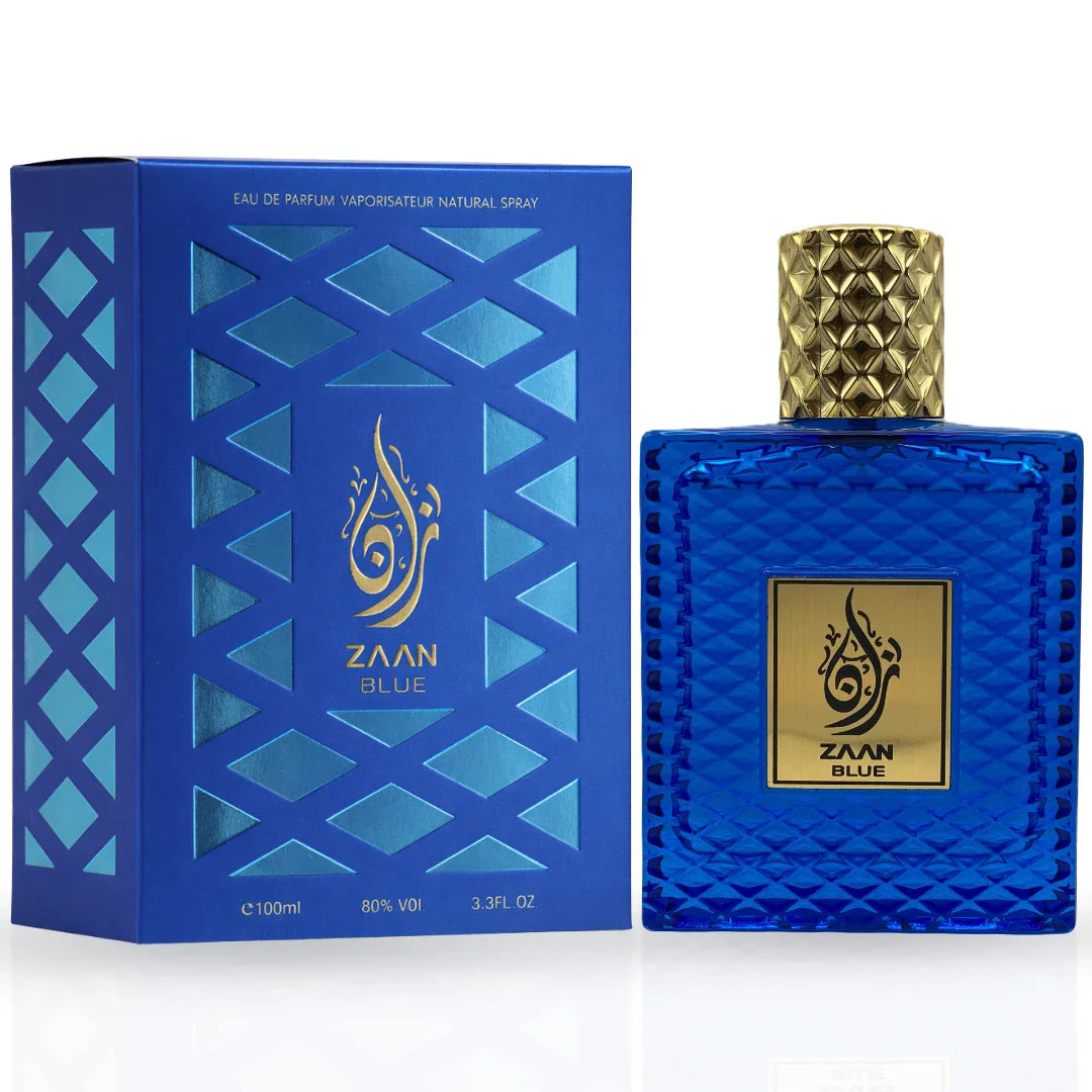 Zaan Blue Eau De Parfum Spray 100ml (3.4 oz) By Aura Fragrances - Intense Oud