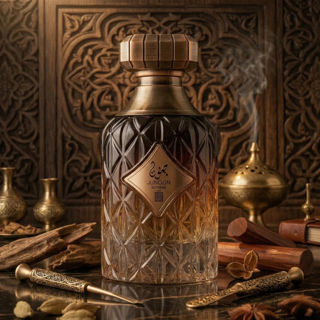 Junoon Extreme Eau De Parfum Spray 100ml (3.4 oz) By Aura Fragrances - Intense Oud