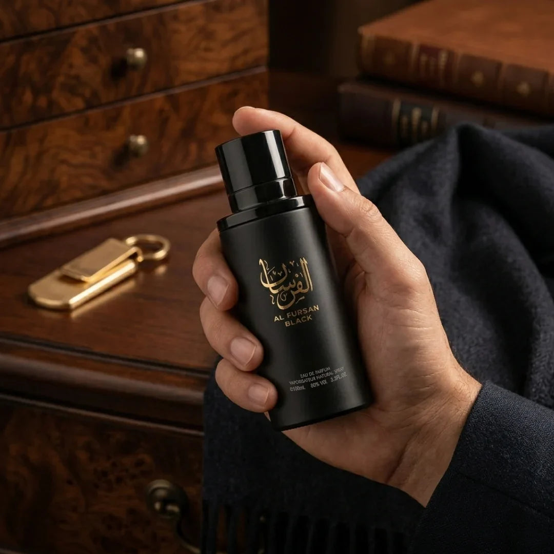 Al Fursan Black Eau De Parfum Spray 100ml (3.4 oz) By Aura Fragrances - Intense Oud