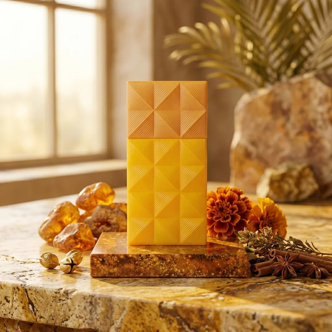 Elite Risala Bubbliz Mango Pop Eau De Parfum spray 100ml with vibrant mango-themed bottle and sleek design.