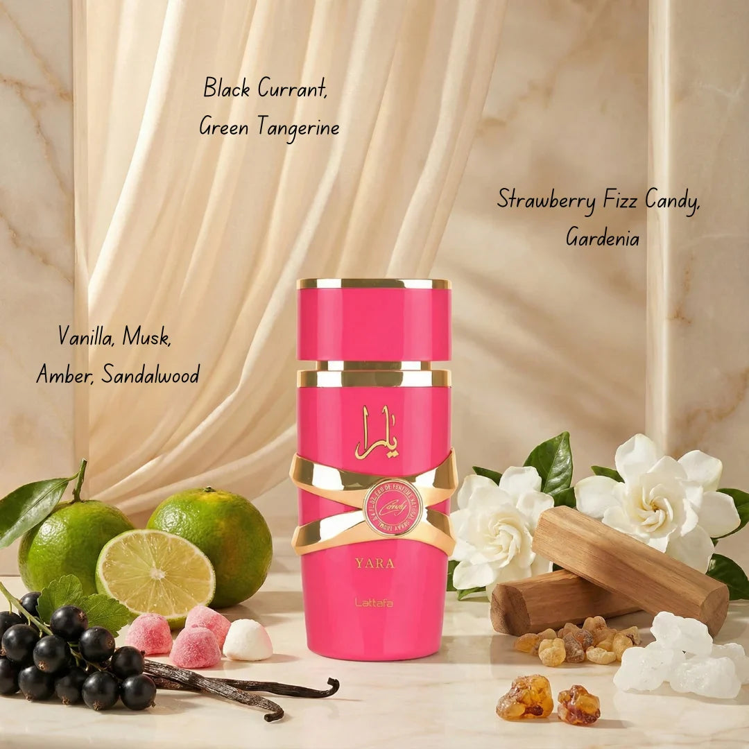 Yara Eau De Parfum Gift Set Mini Collection (4 x 5ml) by Lattafa