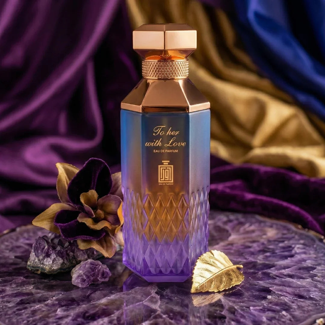 To Her With Love Eau De Parfum Spray 100ml (3.4 oz) By Aura Fragrances - Intense Oud