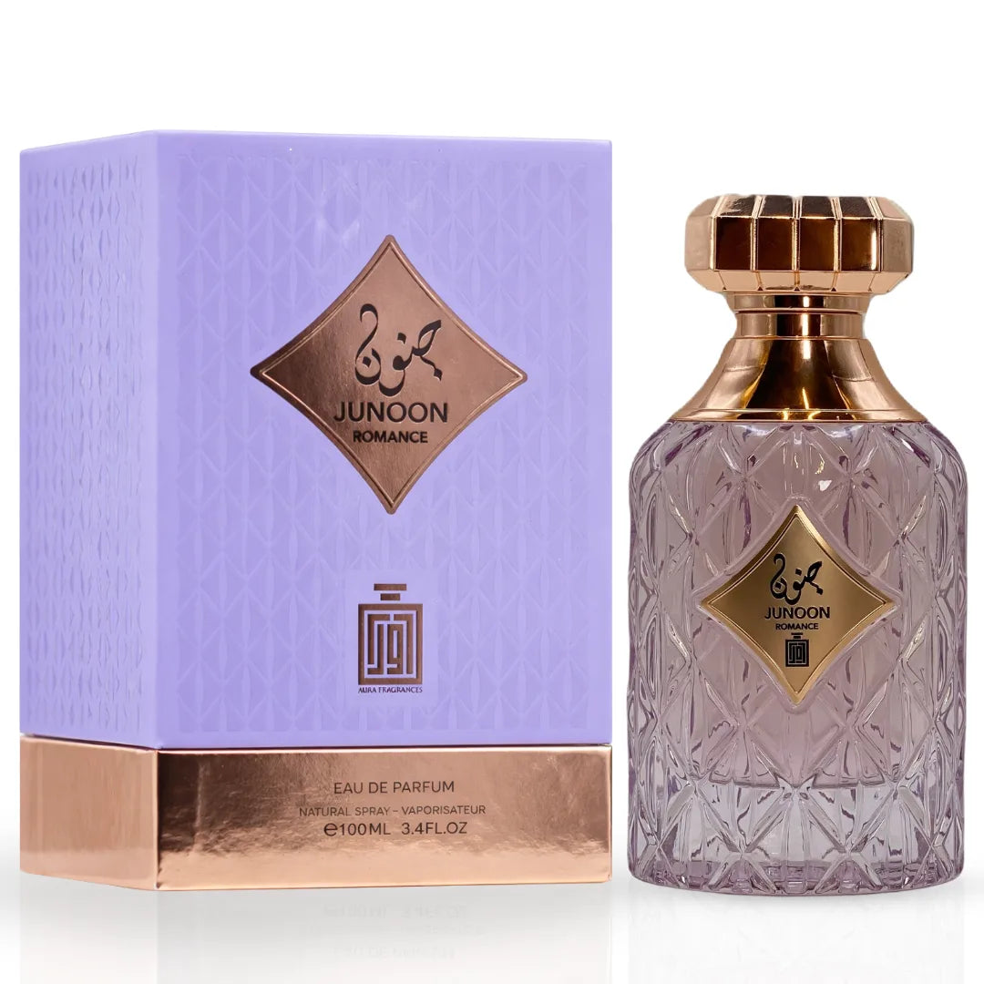 Junoon Romance Eau De Parfum Spray 100ml (3.4 oz) By Aura Fragrances - Intense Oud