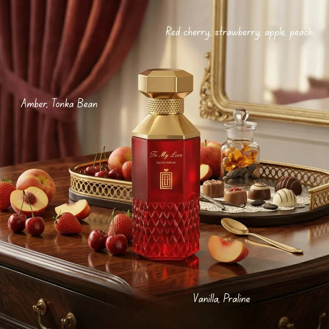 To My Love Eau De Parfum Spray 100ml (3.4 oz) By Aura Fragrances - Intense Oud