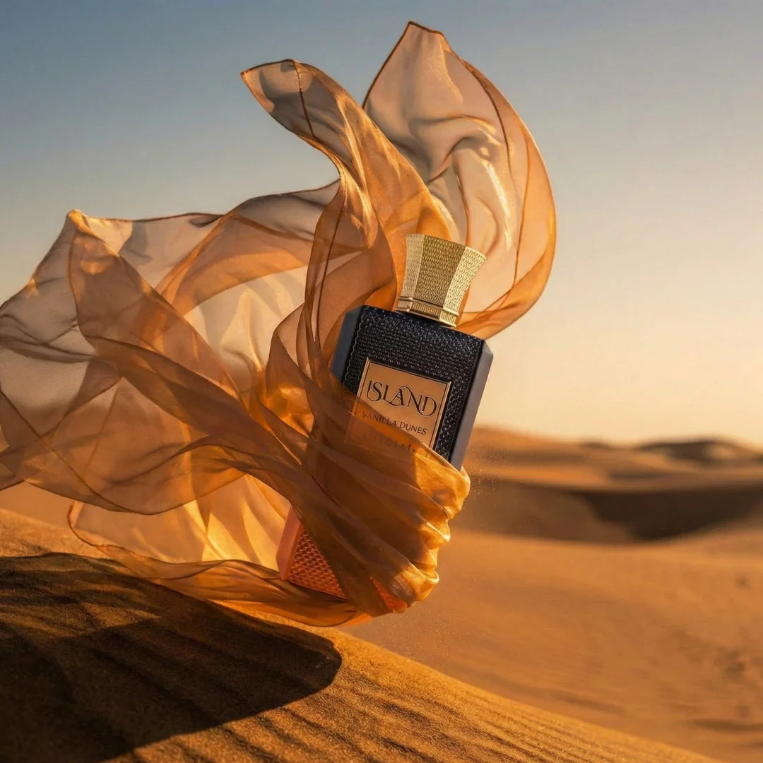 Island Vanilla Dunes Eau de Parfum Spray 100ml (3.4 oz) by Khadlaj