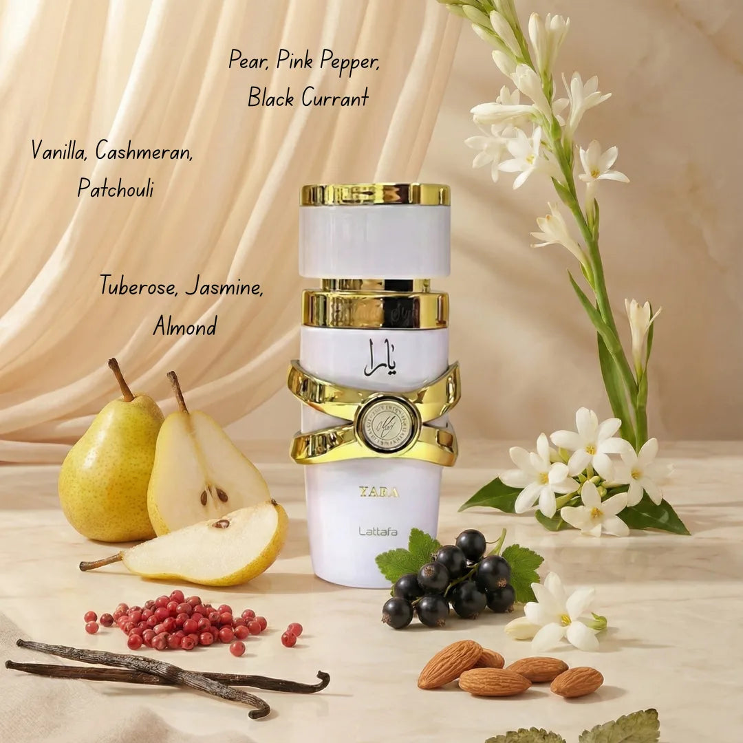 Yara Eau De Parfum Gift Set Mini Collection (4 x 5ml) by Lattafa
