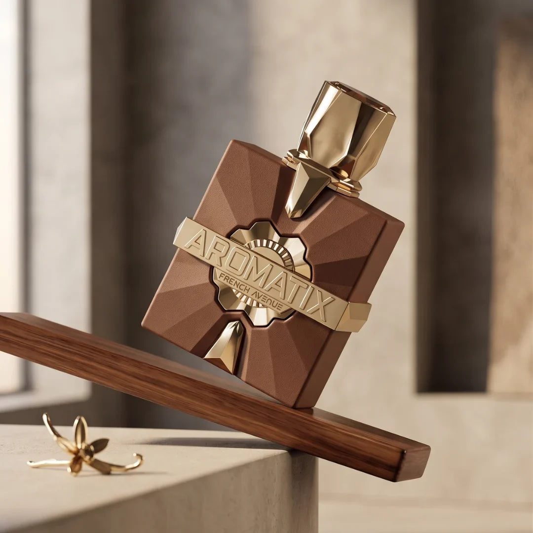French Avenue Royal Taboo Extrait de Parfum spray 100ml, elegant EDP bottle with luxurious gold accents and floral design.