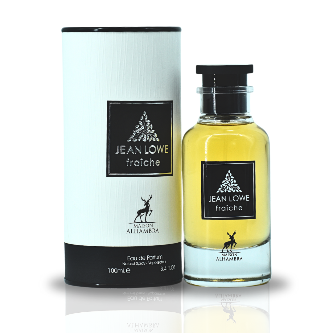 Jean Lowe FRAICHE, NOIR, MATIERE EDP Spray 100ML (3.4OZ) By Maison Alhambra | Long Lasting, Woody, Aquatic, Spicy, Aromatic. (ICONIC COLLECTION)