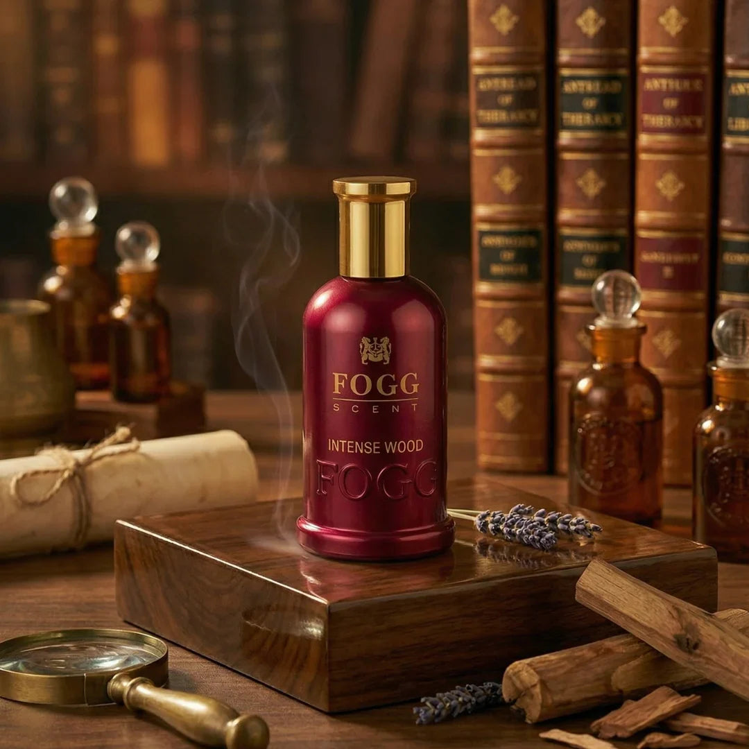 Intense Wood for Men Eau de Parfum Spray 100ml (3.38 oz) by Fogg - Intense Oud