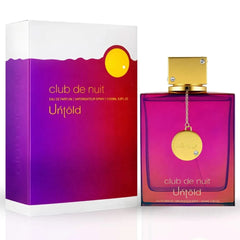 Armaf Club De Nuit Untold Eau de Parfum spray 200ml bottle with sleek black design and silver accents.