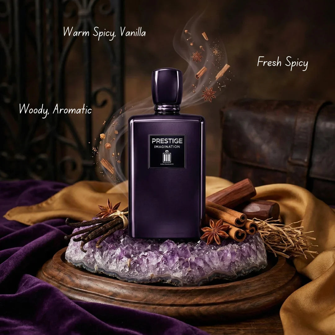 Prestige Imagination Eau De Parfum Spray 100ml (3.4 oz) By Aura Fragrances - Intense Oud