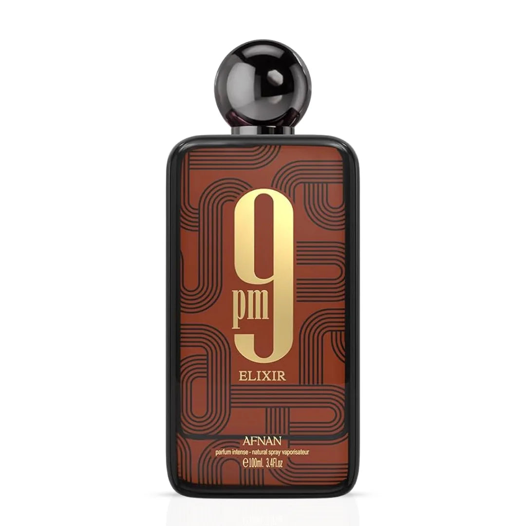 9 PM Elixir Eau De Parfum Spray 100ml (3.4 oz) By Afnan - Intense Oud