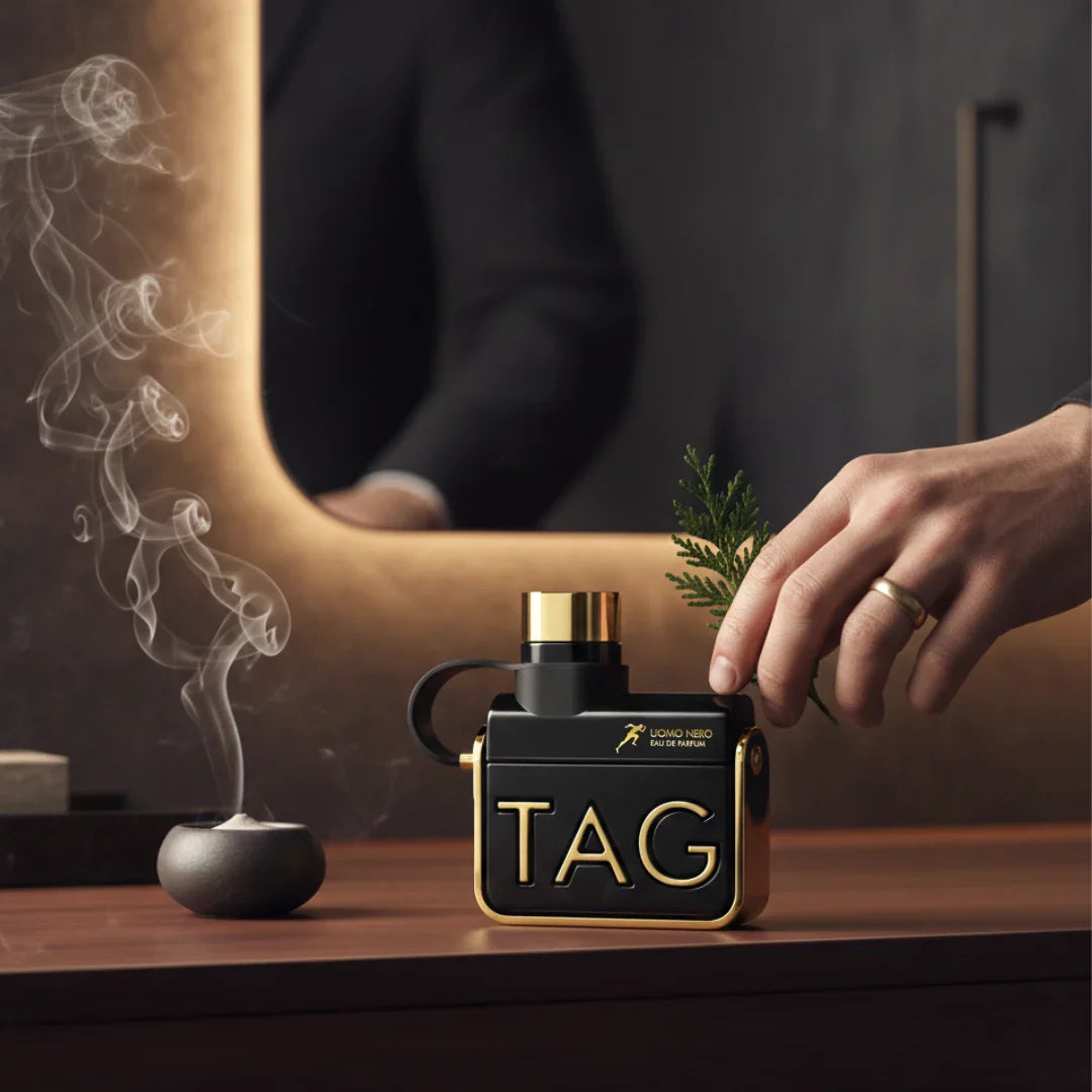 Tag Uomo Nero Eau De Parfum Spray 100ml (3.4 oz) By Armaf - Intense Oud