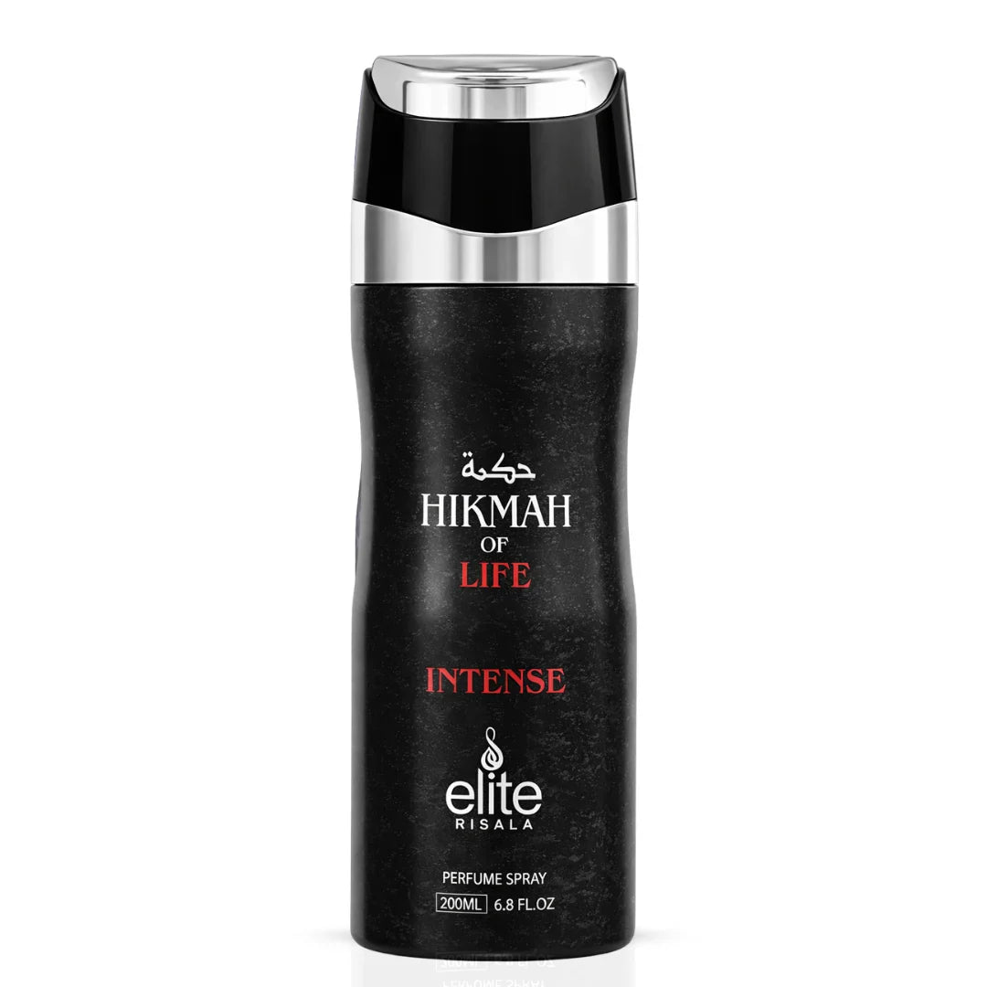 Hikmah Of Life Intense Perfumed Body Spray 200ml (6.7 oz) by Risala - Intense Oud