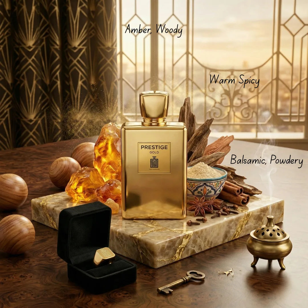 Prestige Gold Eau De Parfum Spray 100ml (3.4 oz) By Aura Fragrances - Intense Oud