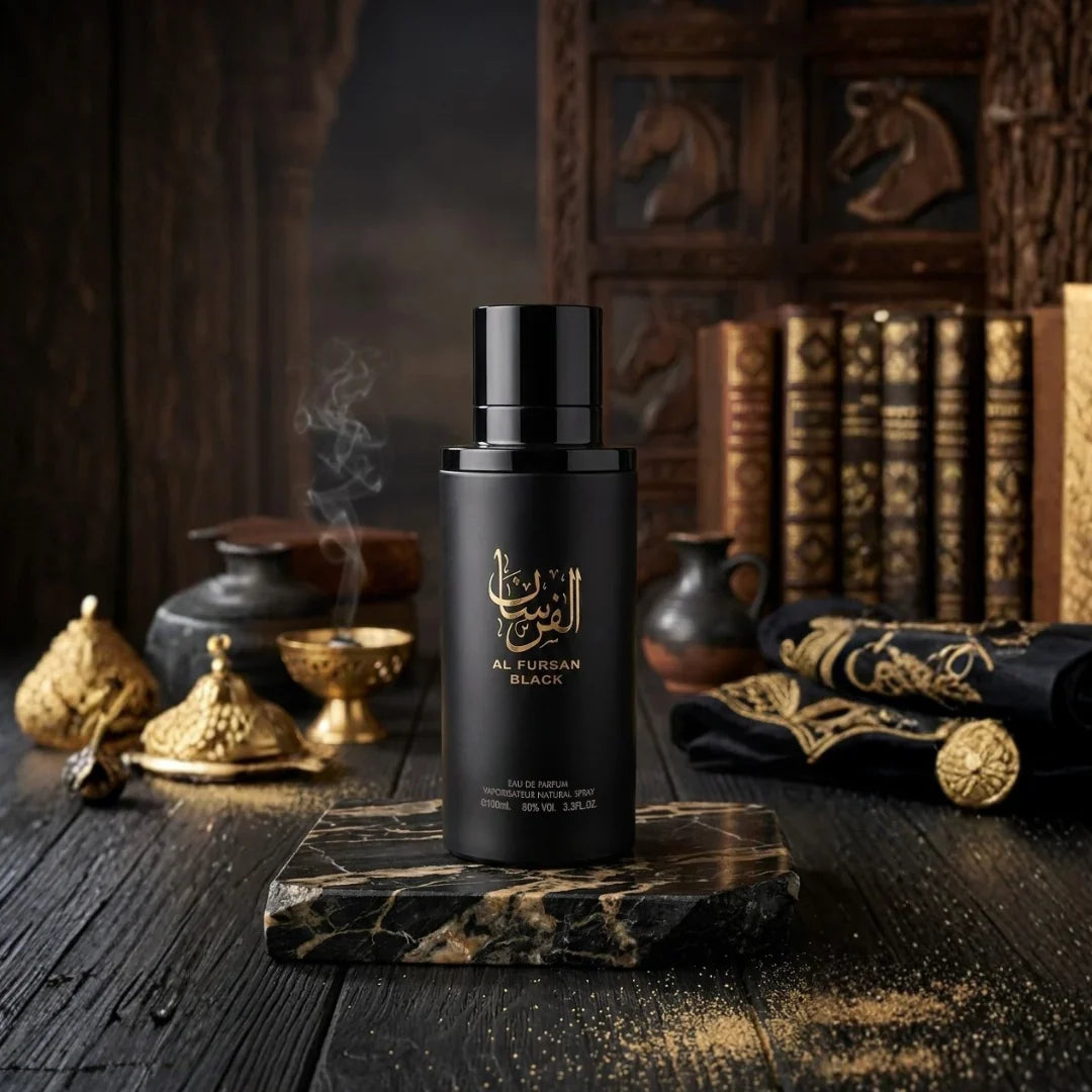 Al Fursan Black Eau De Parfum Spray 100ml (3.4 oz) By Aura Fragrances - Intense Oud