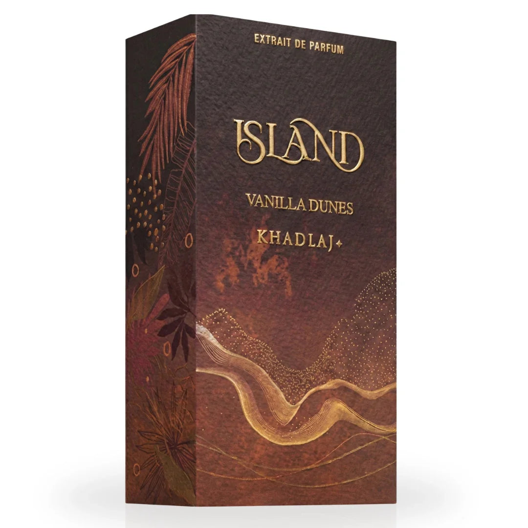 Island Vanilla Dunes Eau de Parfum Spray 100ml (3.4 oz) by Khadlaj