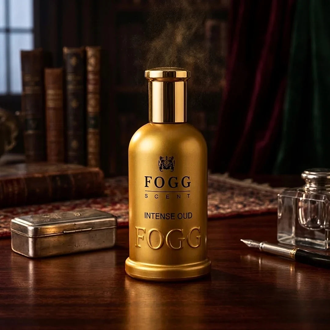 Intense Oud for Men Eau de Parfum Spray 100ml (3.38 oz) by Fogg - Intense Oud