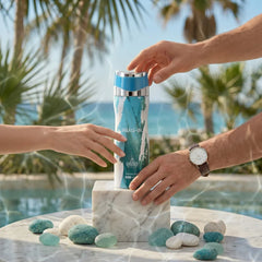 Elite Risala Imag-In Body Spray 200ml deodorant bottle, sleek design, and labeled as a refreshing personal deodorant product.