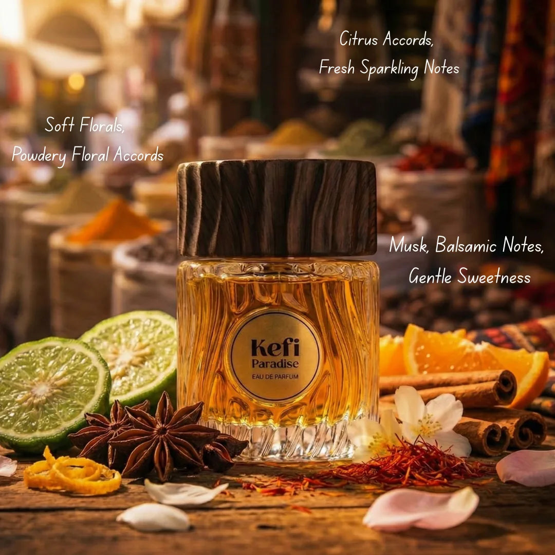 Kefi Paradise Eau de Parfum Spray 100ML (3.4 OZ) By Elite Risala