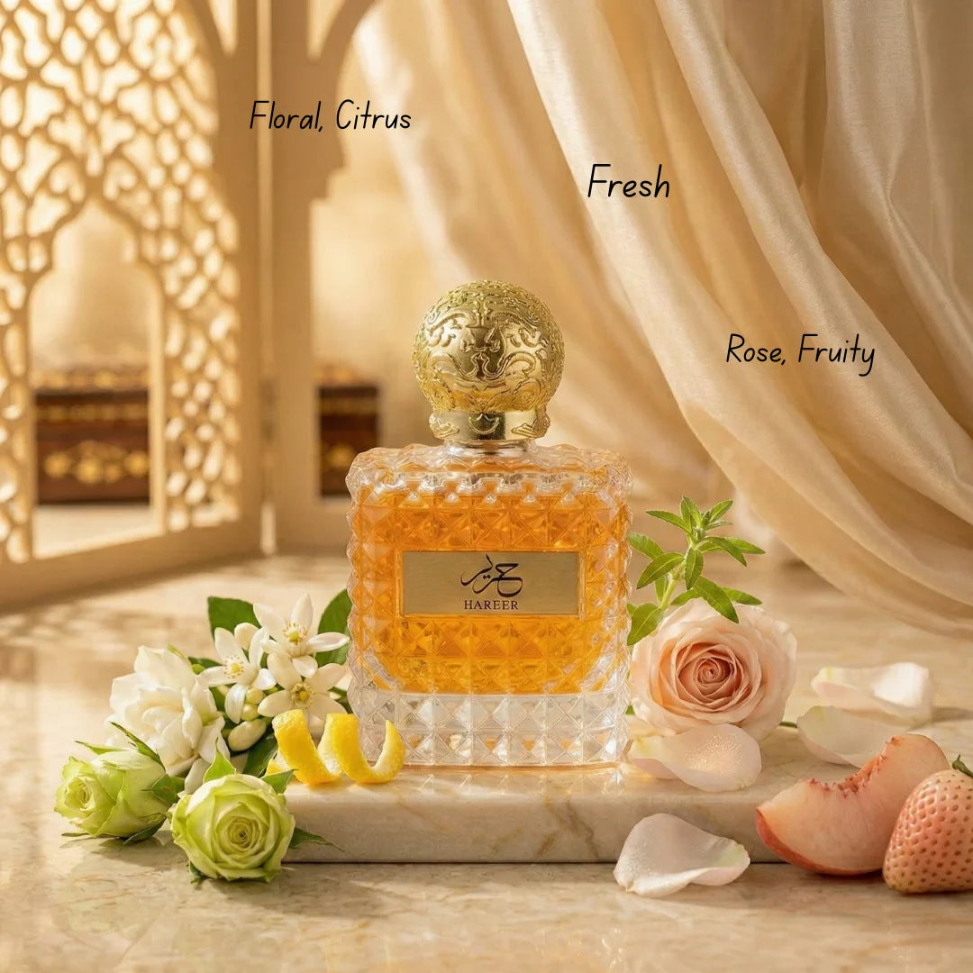 Hareer Eau De Parfum Spray 100ml (3.4 oz) By Aura Fragrances
