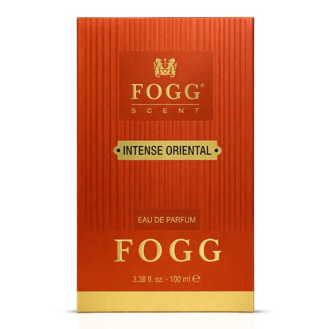 Intense Oriental for Men Eau de Parfum Spray 100ml (3.38 oz) by Fogg - Intense Oud
