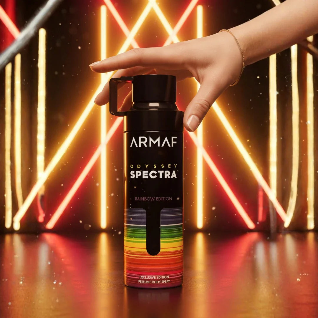 Odyssey Spectra Deodorant Spray 200ml (6.8 oz) by Armaf - Intense Oud