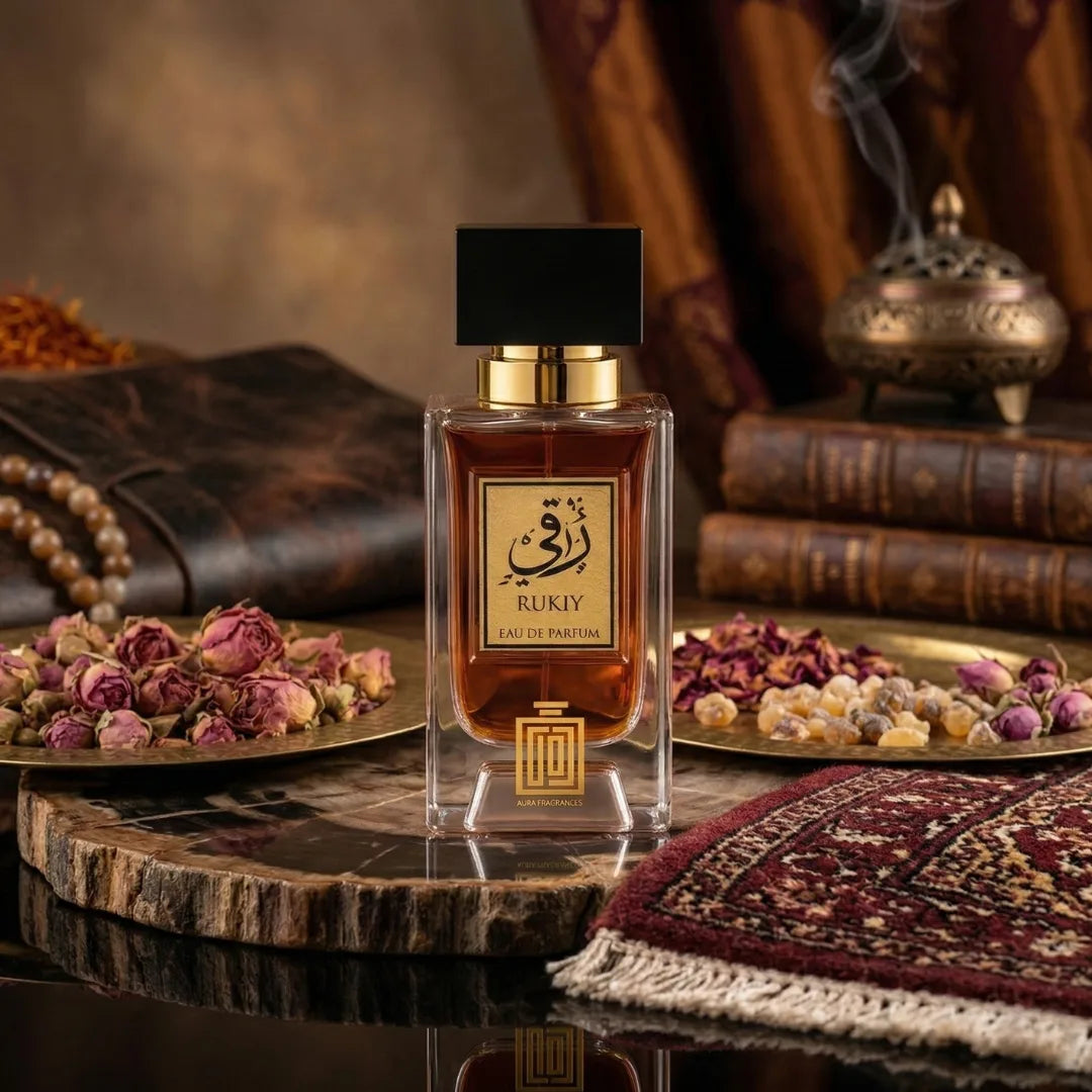 Rukiy Eau De Parfum Spray 100ml (3.4 oz) By Aura Fragrances - Intense Oud