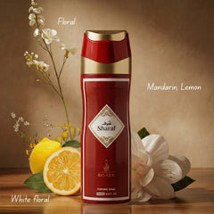 Sharaf Perfumed Body Spray 200ml (6.8 oz) by Risala