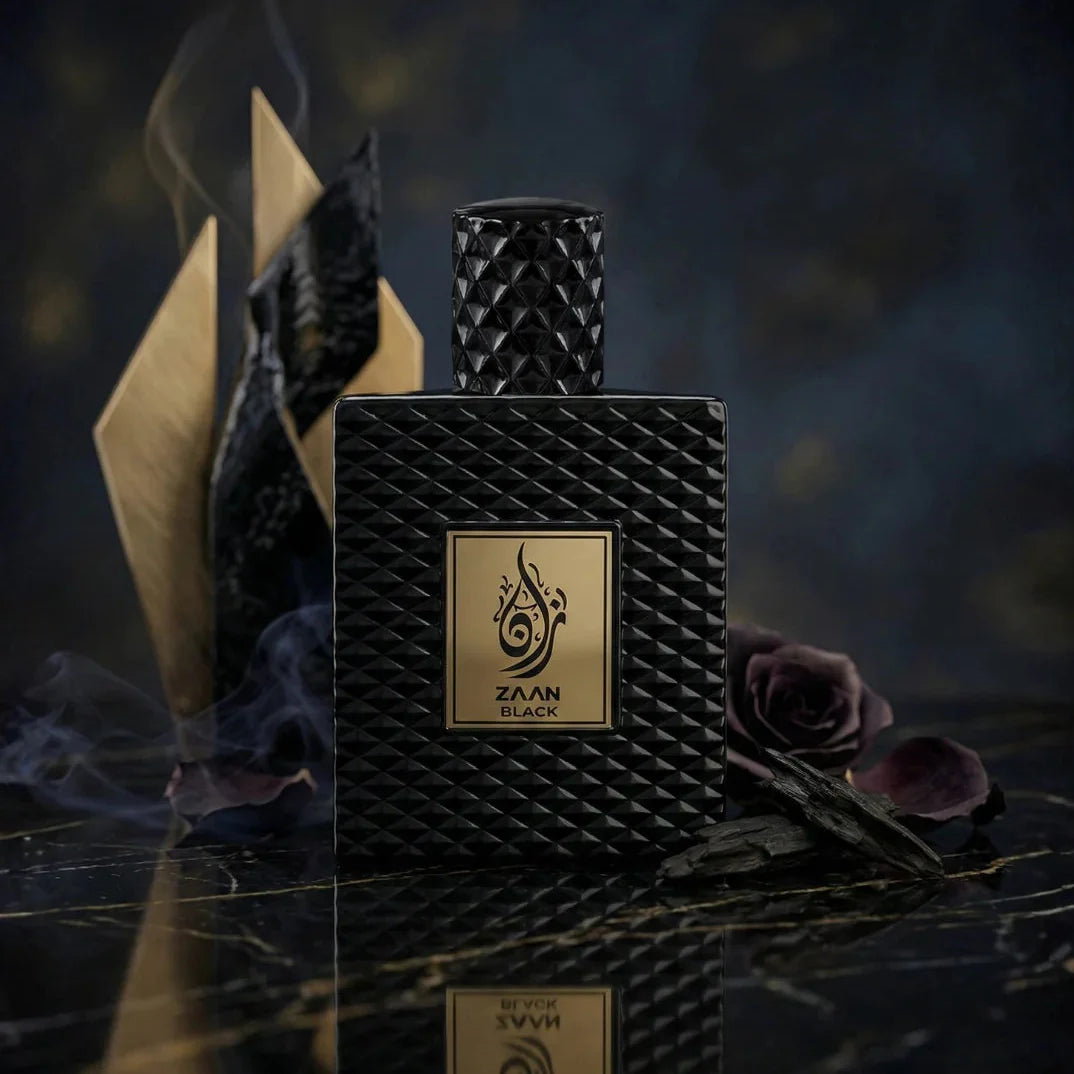 Zaan Black Eau De Parfum Spray 100ml (3.4 oz) By Aura Fragrances - Intense Oud