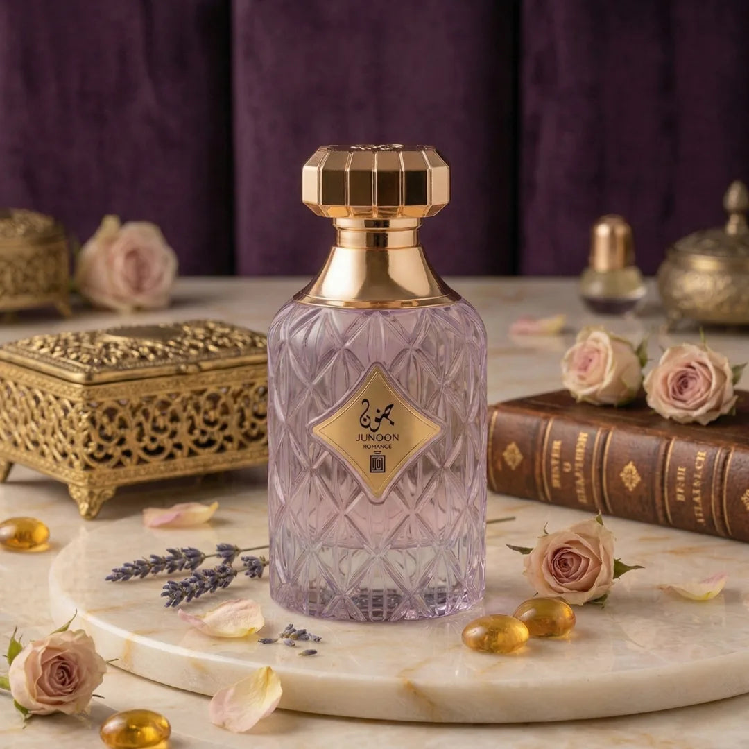Junoon Romance Eau De Parfum Spray 100ml (3.4 oz) By Aura Fragrances - Intense Oud